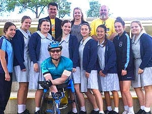 Annual wheelchair push draws support