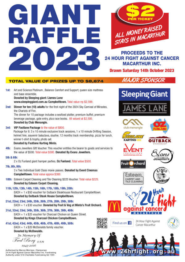 Giant Raffle 2023